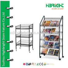 Cd dvd tarjeta libro metal pantalla rack